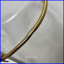 1920 Art Deco Gold Plated Egyptian Revival Snake Necklace Snake Necklace