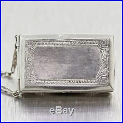 1920's Antique Art Deco Platinum Diamond Emerald Angel Skin Coral 15 Necklace