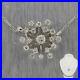 1930’s Antique Art Deco 14k White Gold 1.25ctw Diamond Snowflake 15 Necklace