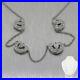 1930’s Antique Art Deco Platinum 1ctw Diamond Link 19.5 Chain Necklace