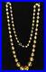 ART DECO 1920s NECKLACE YELLOW FACETED CRYSTAL BEADS SN52