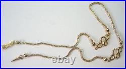 Antique Art Deco 18K Yellow Gold Necklace 14 10.1 Grams Fine Jewelry