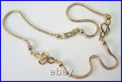 Antique Art Deco 18K Yellow Gold Necklace 14 10.1 Grams Fine Jewelry