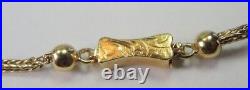 Antique Art Deco 18K Yellow Gold Necklace 14 10.1 Grams Fine Jewelry