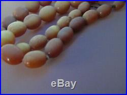 Antique Art Deco Baltic Amber Necklace Butterscotch Egg Yolk G798