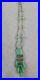 Antique Art Deco Jade Green Peking Glass Tassel Necklace