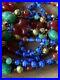 Antique Art Deco Multi-Color Czech Glass Necklace! Stunning! Neiger brothers