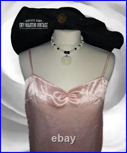Antique Art Deco Neiger Czech Uranium Poured Glass Rose Beads Necklace Rethread