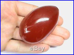 Antique Art Deco Red Cherry Bakelite Amber LARGE Bead for necklace 44.4g