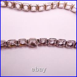 Antique Art Deco Rivere Choker Necklace Sterling Silver Signed H&H Extremely Rar