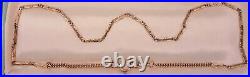 Antique FRENCH Art Deco 10K RGF FETTERED BAR LINK Watch Chain NECKLACE 20 #670