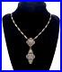 Antique Germany Necklace True Art Deco Sterling Silver Marcasites Original Chain