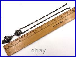 Antique Germany Necklace True Art Deco Sterling Silver Marcasites Original Chain