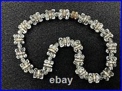 Antique Germany Signed Drgm Reg 28 Art Deco Rare Necklace Flat Rock Crystals