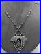Antique Platinum 3.65ct Diamond Art Deco Necklace. Original Chain too