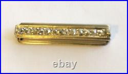Antique Platinum Art Deco Diamond Catch/Fastener For Chain/Necklace/Bracelet