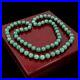 Antique Vintage Art Deco Chinese Carved Jadeite Jade Beaded Bead Necklace 168.3g