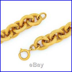 Antique Vintage Art Deco Gold Filled GF Rolo Link Heavy 29.0 L Chain Necklace
