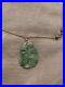 Antique Vintage Art Deco Jade And Gold Chinese Necklace