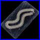 Antique Vintage Art Deco Sterling 925 Silver Hand Woven Chain Mail Link Necklace