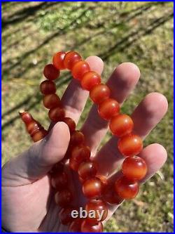 Antique-rare Art Deco Bakelite Prayer Beads /Necklace- Free Shipping