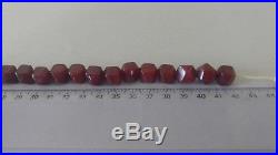 Art Deco Cherry Amber Bakelite Necklace Bead 45.4 Gram