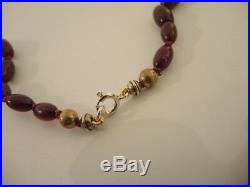Art Deco Cherry Amber Swirled Bakelite Bead Necklace 39gms, 55cm