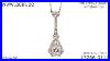 Art Deco Diamond Pendant On Necklace Adin Reference 13266 0111