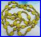 Art Deco Egyptian Revival Scarab Glass Beads Long Necklace Neiger Brothers CZECH