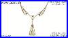 Art Deco Filigree Necklace From The Twenties In Bicolor Gold Adin Reference 18079 0074
