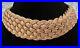 Art Deco Gold Vermeil 925 Braided Silver Mesh Collar Necklace 141 Gr. Pin Close