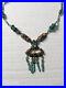Art Deco Green Glass Necklace, 1920’s Vintage Jewelry Stunning