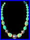 Art Deco Louis Rousselet Poured Green Gripoix Glass Black Pearl Necklace France