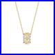 Art Deco Pendant Gold Plated Sterling Silver Necklace for Women Gift