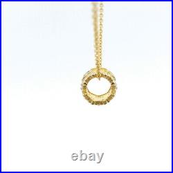 Art Deco Pendant Gold Plated Sterling Silver Necklace for Women Gift