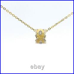 Art Deco Pendant Gold Plated Sterling Silver Necklace for Women Gift