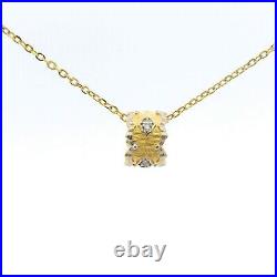 Art Deco Pendant Gold Plated Sterling Silver Necklace for Women Gift