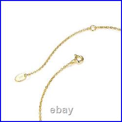 Art Deco Pendant Gold Plated Sterling Silver Necklace for Women Gift