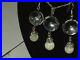 Art Deco Pools Of Light Rock Crystal Floating Opal Necklace Earrings Sterling