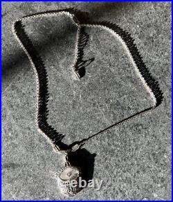 Art deco camphor glass necklace