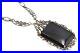 Authentic Antique Art Deco Sterling Silver Onyx Marcasites Stunning Necklace