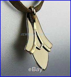 Baccarat Jewelry Pampilles Solid 18k Gold Pendant Necklace Small Mordore New