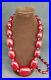 Beautiful Quality Art Deco Cherry Amber Bead Bakelite Necklace 80 G