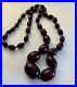 Cherry Amber Bakelite Art Deco Necklace Beads