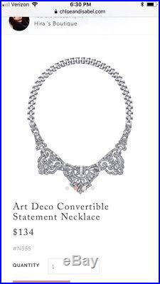 Chloe And Isabel Art Deco Convertible Statement Necklace