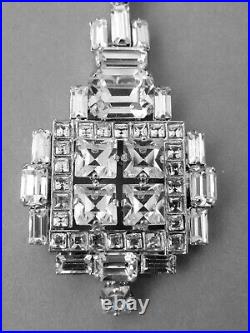 Christian Dior Necklace Rare Art Deco Shiny Crystal