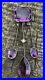 Edwardian Cushion Cut Amethyst Silver Negligee Necklace with Pear & Oval Drops