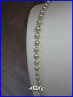 Edwardian Sapphire Diamond Pearl Necklace Art Deco Belle Epoque c1910 14K Superb