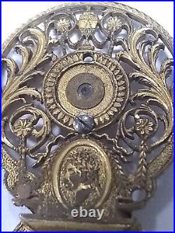 Findings Antique Victorian Deco Necklace Earring LOT Amethyst Dangle Glass Czech