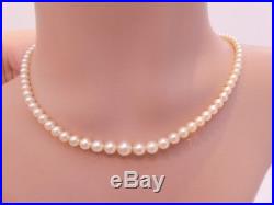 Fine art deco 20ct white gold diamond cultured pearl necklace